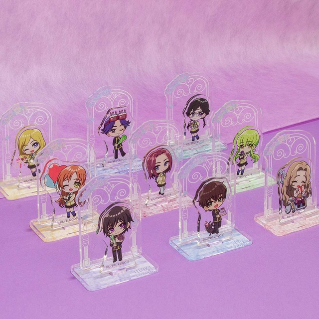 「コードギアスカフェ - Winter Celebration -」アクリルスタンド（ランダム9種）　(C)SUNRISE／PROJECT L-GEASS Character Design(C)2006-2017 CLAMP・ST