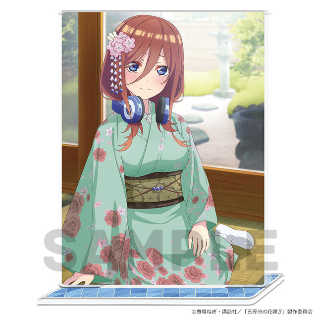 『五等分の花嫁∬』「アクリルポートレート」(C)春場ねぎ・講談社／「五等分の花嫁∬」製作委員会