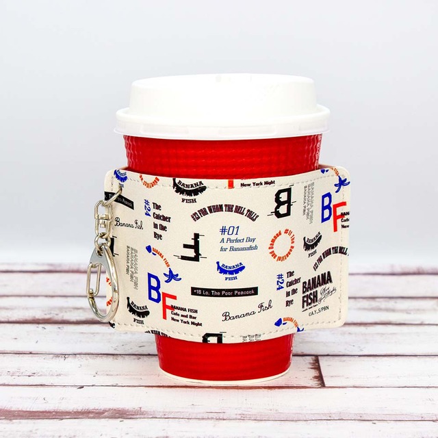 「BANANA FISH Cafe and Bar -New York Night」カップスリーブ(C)吉田秋生・小学館／Project BANANA FISH