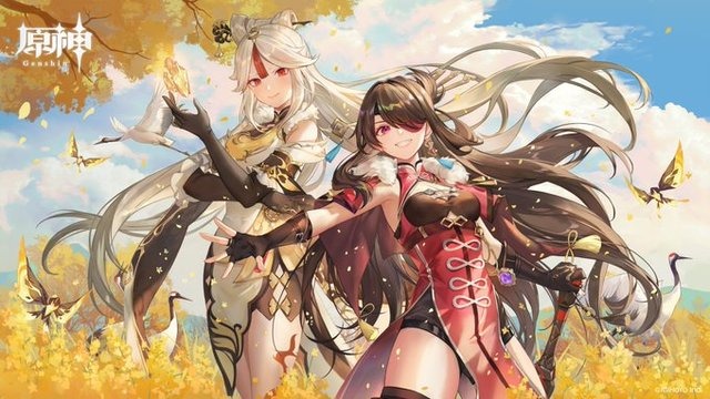 『原神』凝光＆北斗に目を奪われる美麗イラスト！公式Twitterのフォロワー数が160万人を突破