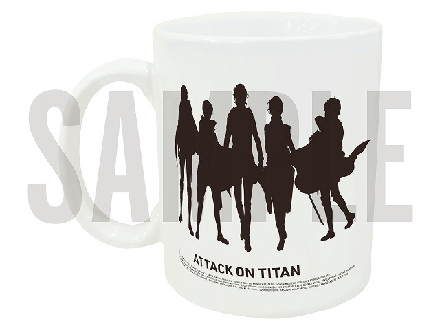 「MAPPA×TSUTAYA　進撃の巨人 The Final Season　原画集発売記念　POP UP SHOP」マグカップ（全1種）（C）諫山創・講談社／「進撃の巨人」The Final Season製作委員会