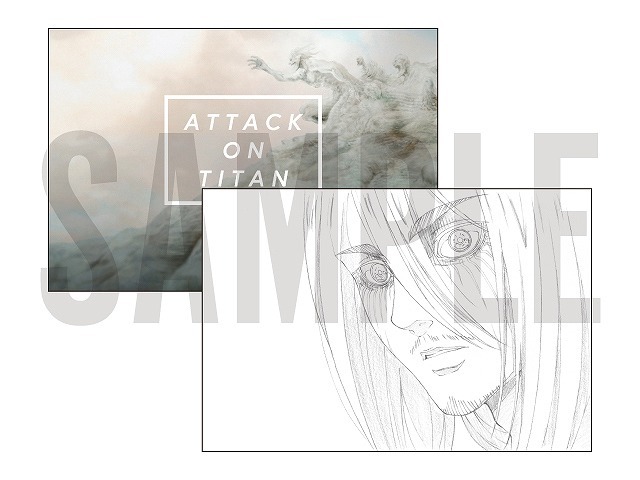 「MAPPA×TSUTAYA　進撃の巨人 The Final Season　原画集発売記念　POP UP SHOP」原画デザインポストカード（C）諫山創・講談社／「進撃の巨人」The Final Season製作委員会