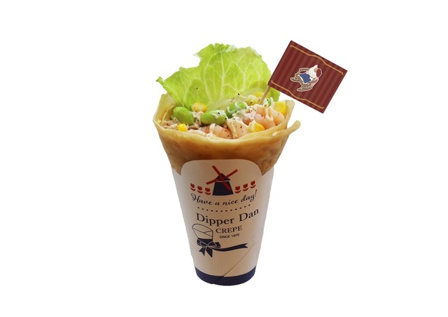 「一番くじ 夏目友人帳 発売記念～ニャンコ先生と読書の時間展～」ニャンコ先生印のエビツナマヨクレープ（C）緑川ゆき・白泉社／「夏目友人帳」製作委員会