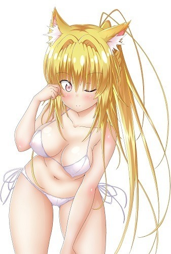 ケモミミ学園「小日向 奈菜美」illustrated by 明 aki 追視アイver. 1/5スケール 塗装済み完成品フィギュア　(C)明 aki