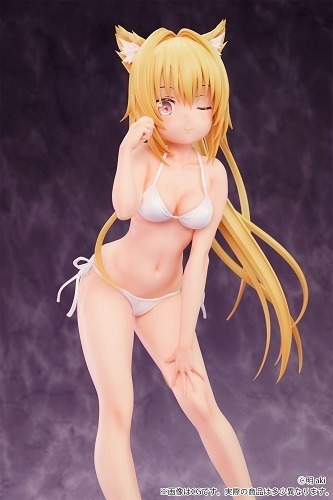 ケモミミ学園「小日向 奈菜美」illustrated by 明 aki 追視アイver. 1/5スケール 塗装済み完成品フィギュア　(C)明 aki