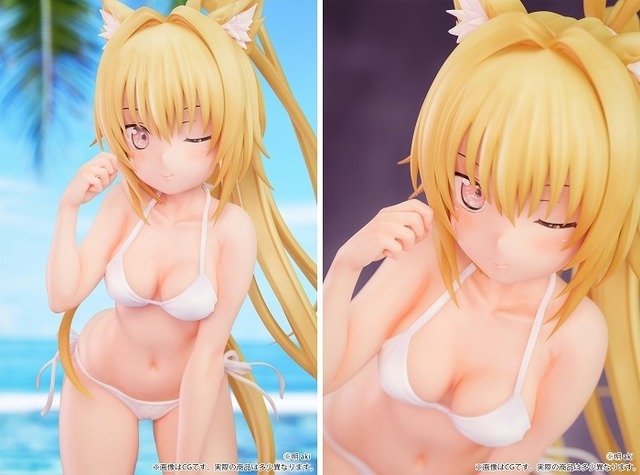 ケモミミ学園「小日向 奈菜美」illustrated by 明 aki 追視アイver. 1/5スケール 塗装済み完成品フィギュア　(C)明 aki