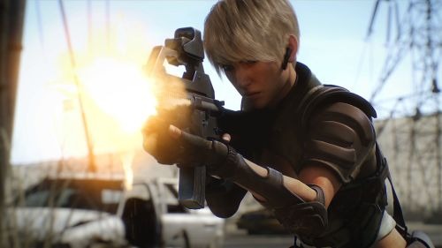 デュナン CV：小松由佳元SWAT所属の女性。幼少より鍛錬を積んでおり、人並み外れた戦闘能力を有する。サイボーグのブリアレオスとは恋人関係にある。世界大戦を経た現在は、荒廃したニューヨークで、不本意ながら傭兵としてギャングの下請けをしている。