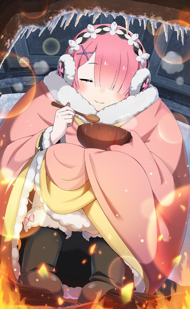 「【寒いの苦手？】ラム★3」（C）長月達平・株式会社KADOKAWA刊／Re:ゼロから始める異世界生活2製作委員会（C）SEGA