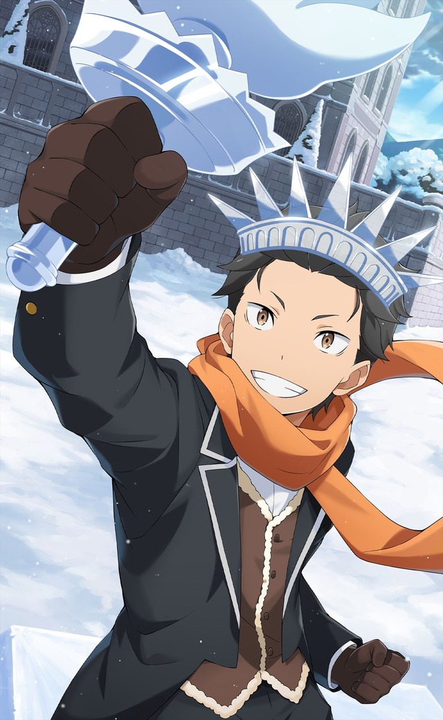 「【チキチキ雪祭り】スバル★3」（C）長月達平・株式会社KADOKAWA刊／Re:ゼロから始める異世界生活2製作委員会（C）SEGA