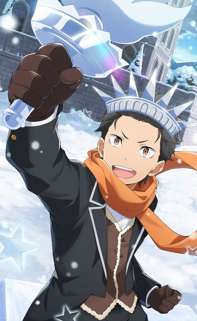 「【チキチキ雪祭り】スバル★3」（C）長月達平・株式会社KADOKAWA刊／Re:ゼロから始める異世界生活2製作委員会（C）SEGA