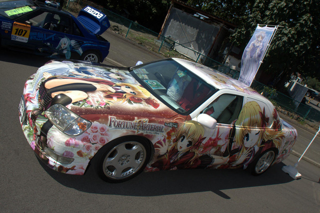 かぶら自動車教習所痛車展示会