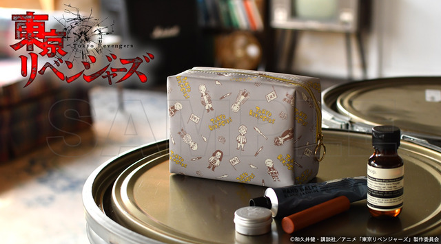『東京リベンジャーズ』×「ビィズニィズ」コラボグッズ第3弾・ボックスポーチ（C）和久井健・講談社／アニメ「東京リベンジャーズ」製作委員会