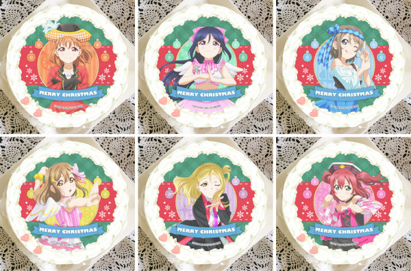 『ラブライブ！サンシャイン!!』クリスマスプリケーキ（C）2017 PL!S（C）KG （C）S （C）BUSHI