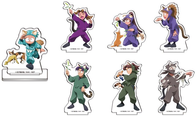 ミニゲーム「臨時授業！手裏剣打ちゲーム」成功賞：ミニアクリルスタンド (全22種)（C）尼子騒兵衛／NHK・NEP