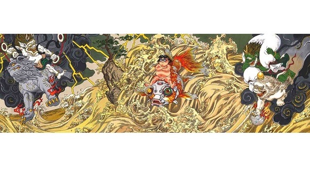 大友克洋が原画、仙台空港に巨大陶板レリーフが2015年3月登場