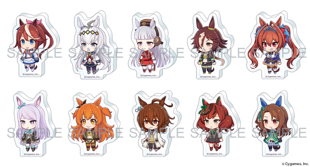 『ウマ娘 プリティーダービー』ころっとアクリルミニフィギュア　vol.2（全10種）（C）Cygames, Inc.