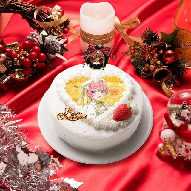 クリスマスケーキ SING FOR YOU＜一花＞4,570円（税込）（C）春場ねぎ・講談社／「五等分の花嫁∬」製作委員会