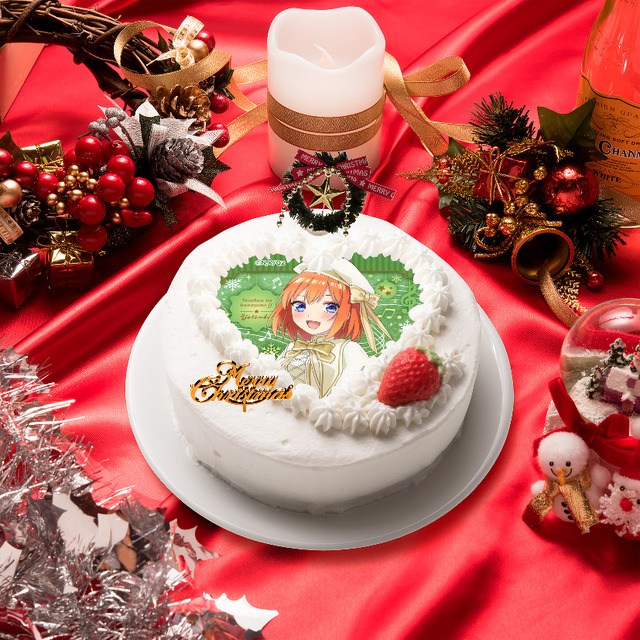 クリスマスケーキ SING FOR YOU＜四葉＞4,570円（税込）（C）春場ねぎ・講談社／「五等分の花嫁∬」製作委員会