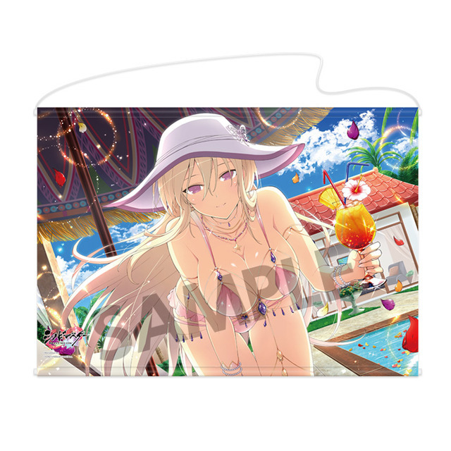 『シノビマスター 閃乱カグラ NEW LINK B2タペストリー』 麗王（水着2019)(C)Marvelous Inc.(C)HONEY PARADE GAMES Inc.