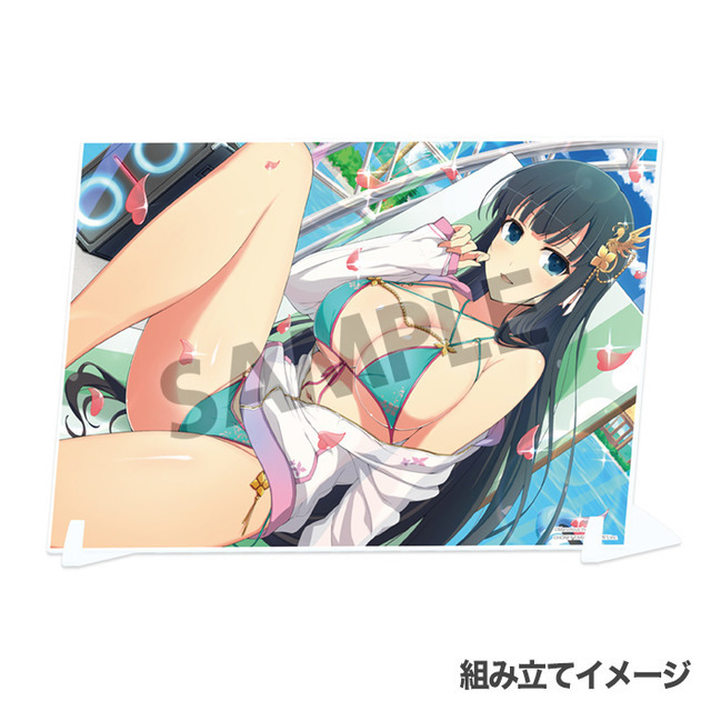 『シノビマスター 閃乱カグラ NEW LINK ビジュアルアクリルプレート』斑鳩（伝説爆乳祭）(C)Marvelous Inc.(C)HONEY PARADE GAMES Inc.