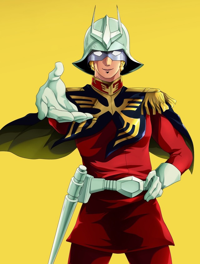 「来たれ！PA-3パイロット募集キャンペーン」シャア・アズナブル大佐（C）創通・サンライズ