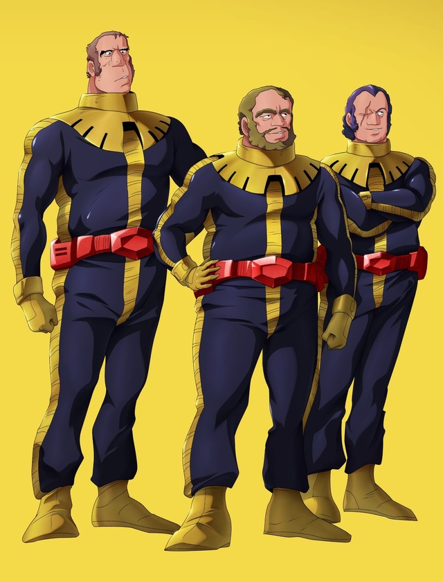 「来たれ！PA-3パイロット募集キャンペーン」黒い三連星（C）創通・サンライズ