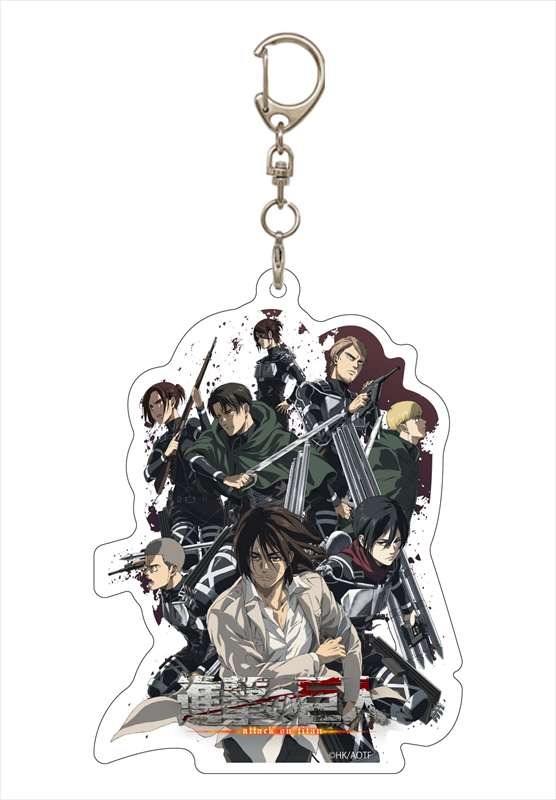 「ダイカットアクリルキーチェーン」1,100円（税込）（C）HK/AOTF