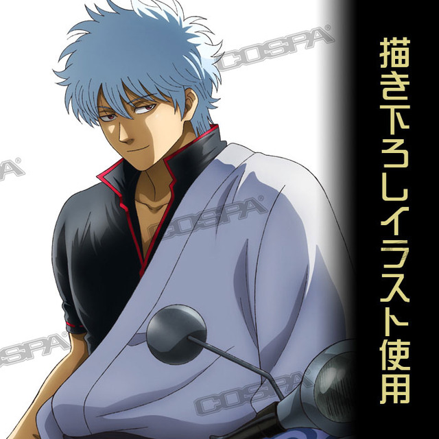 『銀魂』銀さんと愛車-タペストリー-イラスト（C）空知英秋／集英社･テレビ東京･電通･BNP･アニプレックス