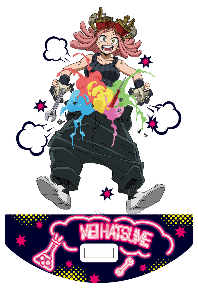 「僕のヒーローアカデミア アクリルスタンド（発目ラボ）」1650円（C）堀越耕平／集英社・僕のヒーローアカデミア製作委員会