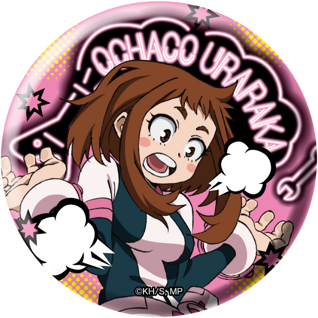 「僕のヒーローアカデミア トレーディングホログラム缶バッジ（発目ラボ）」2640円（C）堀越耕平／集英社・僕のヒーローアカデミア製作委員会