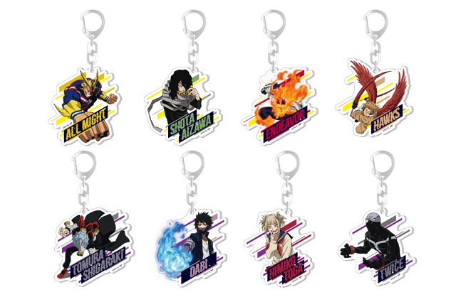 「僕のヒーローアカデミア トレーディングアクリルキーホルダー Bセット（アニメ5期ver/vol.2）」5280円（C）堀越耕平／集英社・僕のヒーローアカデミア製作委員会