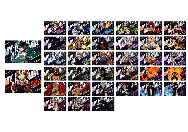 「僕のヒーローアカデミア カードステッカー（アニメ5期ver/vol.2）」550円（C）堀越耕平／集英社・僕のヒーローアカデミア製作委員会