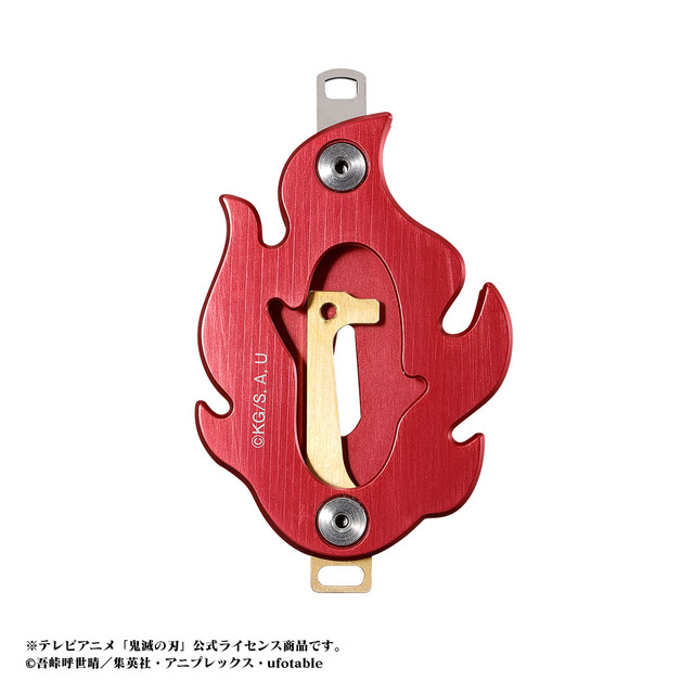 「鬼滅の刃 KeyItem 煉獄杏寿郎 紅色」6,300円（税込）（C）吾峠呼世晴／集英社・アニプレックス・ufotable
