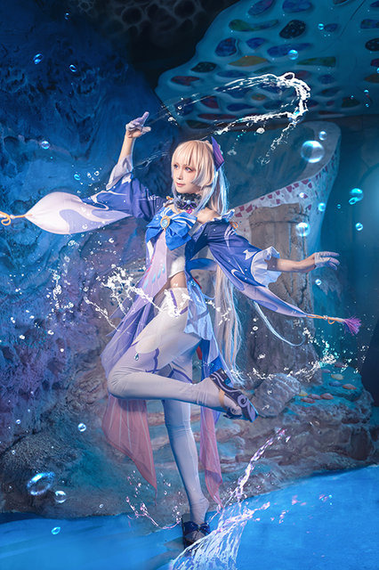 『原神』珊瑚宮心海／モデル：箱ネコ