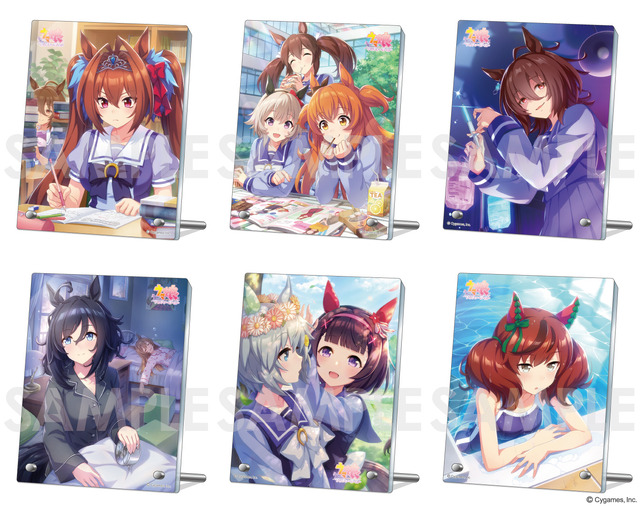 「ウマ娘 プリティーダービー アクリルプレート Vol.1」（C）Cygames, Inc
