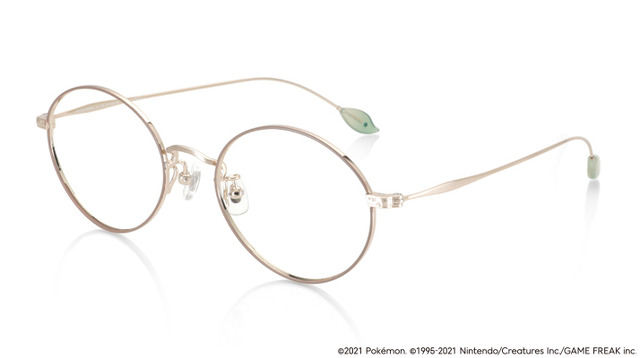 「JINSポケモンモデル第2弾リーフィア」各13,200円（税込）（C）Pokemon. （C）Nintendo/Creatures Inc./GAME FREAK inc.