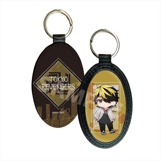 「東京リベンジャーズ レザーキーホルダー」1320円（C）和久井健・講談社／アニメ「東京リベンジャーズ」製作委員会