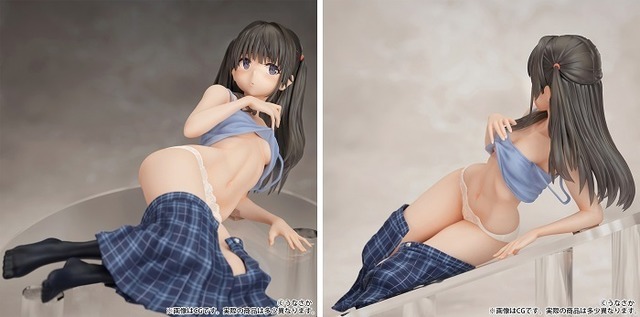 「細身の彼女」illustrated by うなさか 1/6スケール 塗装済み完成品フィギュア　(C)うなさか
