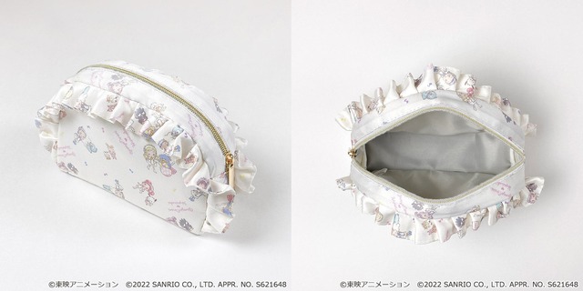 「おジャ魔女どれみ×はぴだんぶい ポーチ」980円（税別）（C）T（C）'21 SANRIO