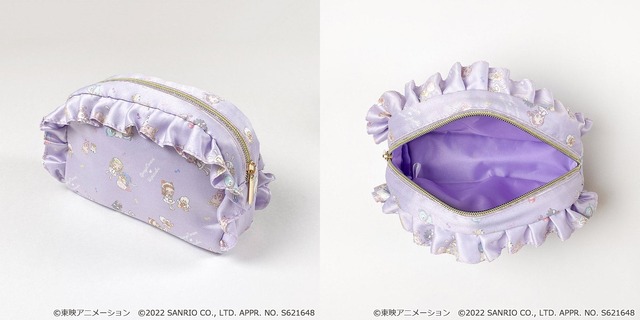 「おジャ魔女どれみ×はぴだんぶい ポーチ」980円（税別）（C）T（C）'21 SANRIO