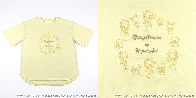 「おジャ魔女どれみ×はぴだんぶい チュニックTシャツ」1,880円（税別）（C）T（C）'21 SANRIO