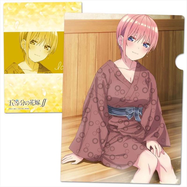 「五等分の花嫁∬ クリアファイル」440円（税込）（C）春場ねぎ・講談社／「五等分の花嫁∬」製作委員会