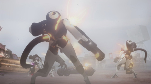 『ブラック★★ロックシューター DAWN FALL』ティザーPVカット（C）B★RS/ブラック★★ロックシューター DAWN FALL製作委員会