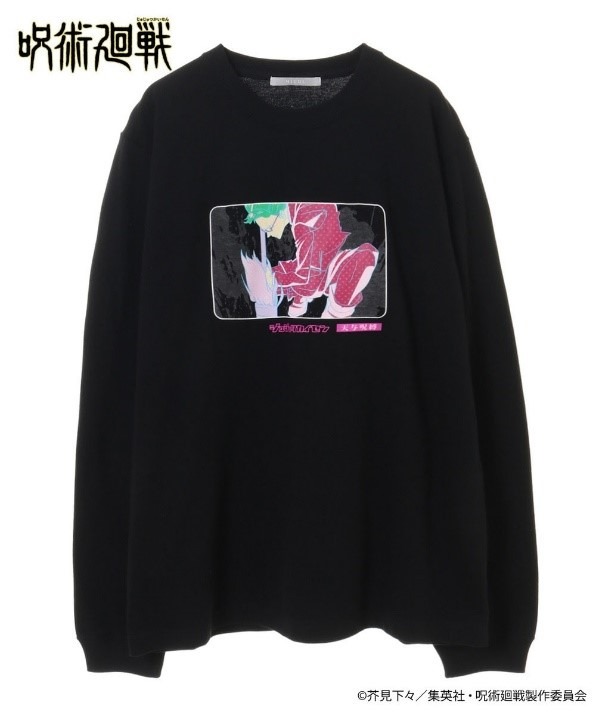 「呪術廻戦_オリジナルグラフィックロングスリーブTシャツ」（C）芥見下々／集英社・呪術廻戦製作委員会