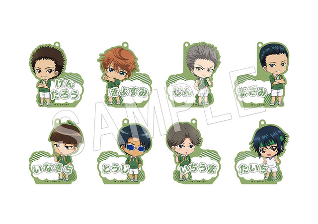 「アニメ『テニスの王子様』シリーズ 20th Anniversary OIOI POP UP SHOP ～都大会編～」新テニスの王子様　トレーディングお名前プレートキーホルダー（山吹）（C）許斐 剛／集英社・NAS・新テニスの王子様プロジェクト