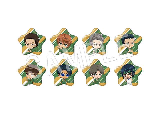 「アニメ『テニスの王子様』シリーズ 20th Anniversary OIOI POP UP SHOP ～都大会編～」新テニスの王子様　トレーディングスター缶バッジ（山吹）（C）許斐 剛／集英社・NAS・新テニスの王子様プロジェクト