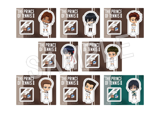 「アニメ『テニスの王子様』シリーズ 20th Anniversary OIOI POP UP SHOP ～都大会編～」新テニスの王子様　トレーディングアクリルスタンド（ルドルフ＆銀華）（C）許斐 剛／集英社・NAS・新テニスの王子様プロジェクト