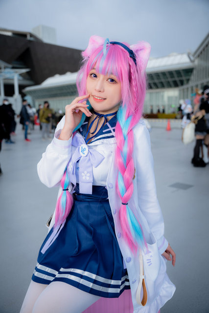 湊あくあ【ホロライブ】／モデル：羽、撮影:Jon