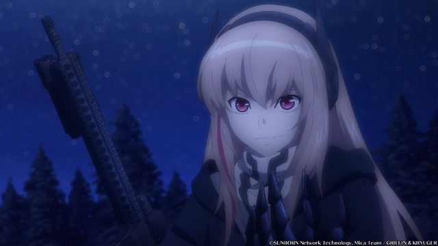 『ドールズフロントライン』第1話「THE SEED タネ」先行場面カット（C）SUNBORN Network Technology, Mica Team / GRIFFIN & KRYUGER