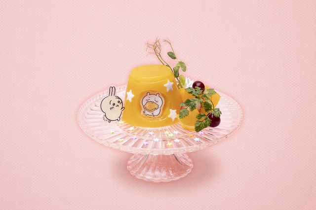 「ちいかわカフェ」アンコール開催＠池袋 夢の巨・オレンジゼリー（C）nagano